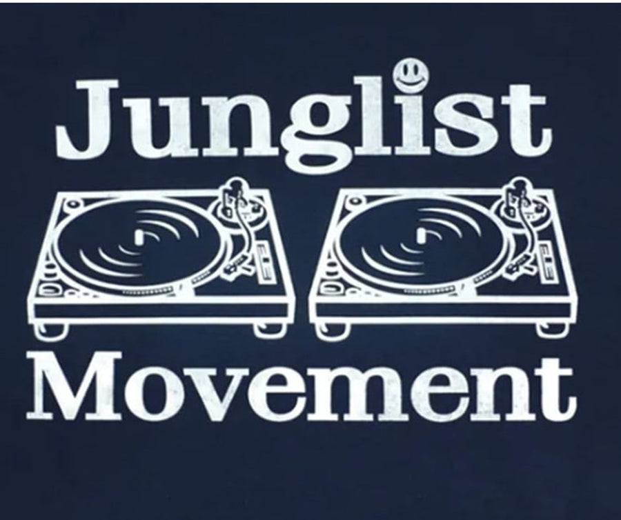 Junglist Movement T-Shirt in French Navy