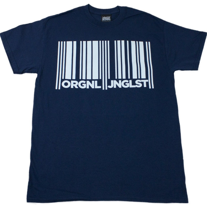 Navy Barcode Junglist T-Shirt