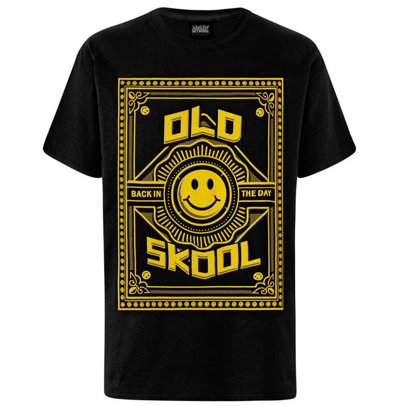 Black Tee with yellow old skool design