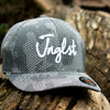 Grey Camo Cap with white Junglist Logo