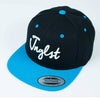 Turquoise 3d embroidered JNGLST Snapback