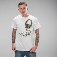 Jnglst Headphones White T-Shirt