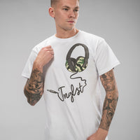 Jnglst Headphones White T-Shirt