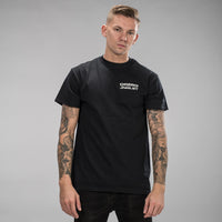 Dread Records Black T-Shirt from Front