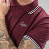 Burgundy Polo Shirt by Junglist Network