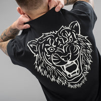 Tiger print on the back of Jungle Mania T-Shirt