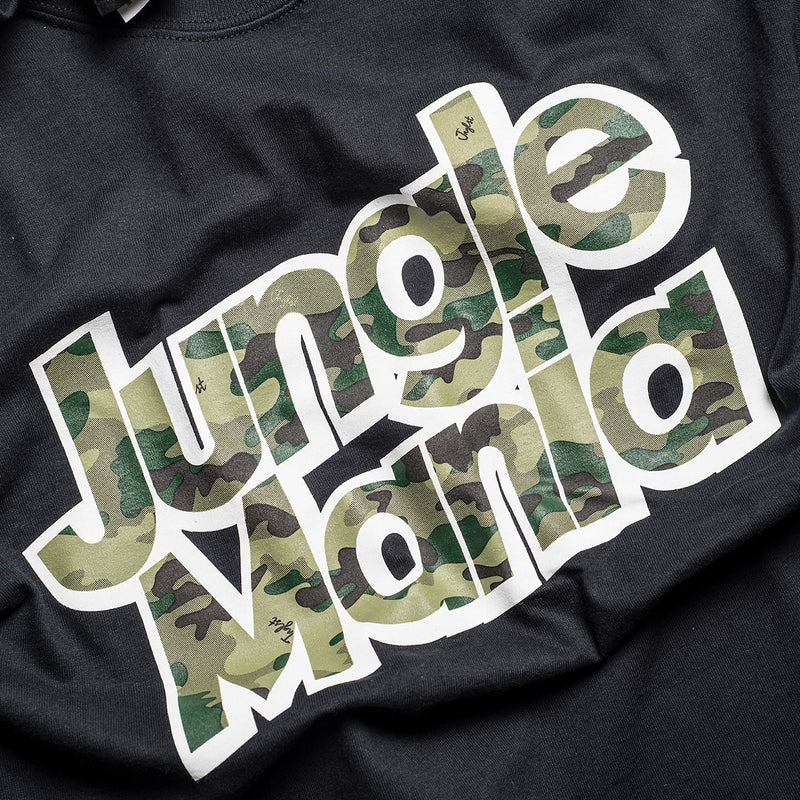 Jungle Mania Camo Jnglst Collab design Close up