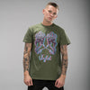 Green 3D Junglist Lion T-Shirt