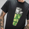 Black Close up of Jnglst Lighter T-Shirt