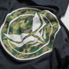 Dread Junglist Camo Logo on Black Tee