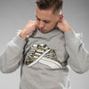 Grey Trainers Sweatshirt Camo Print