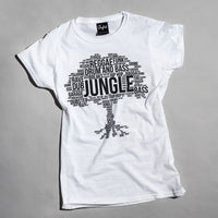 White Jungle Roots Womens T Shirt