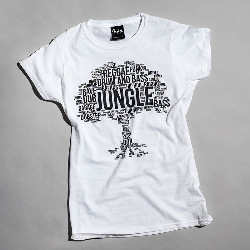 White Jungle Roots Womens T Shirt