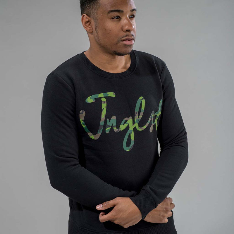 Jnglst Camo Black Sweatshirt