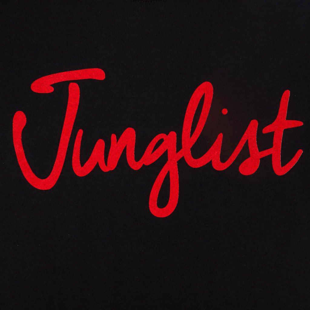 Black Junglist Tee Close up