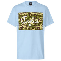 Light Blue Junglist Block Tee