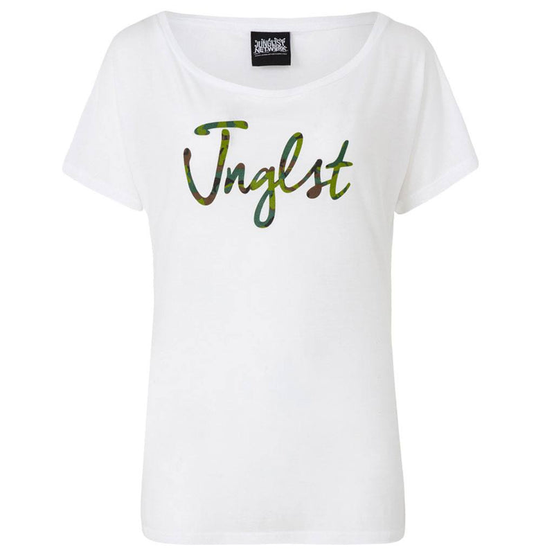 White Jnglist Batwing Top