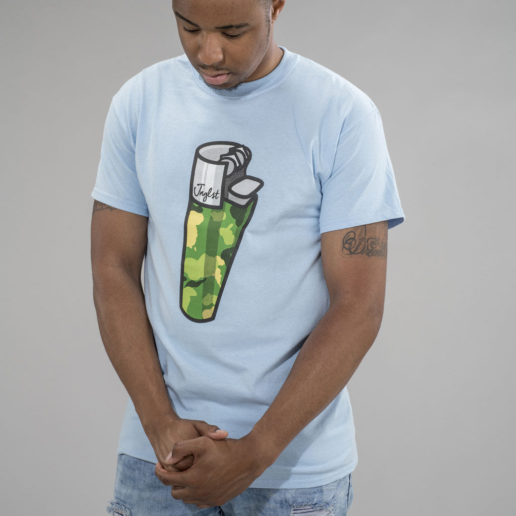 Light Blue Clipper Lighter T-Shirt