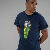 Navy Blue Clipper Lighter T-Shirt