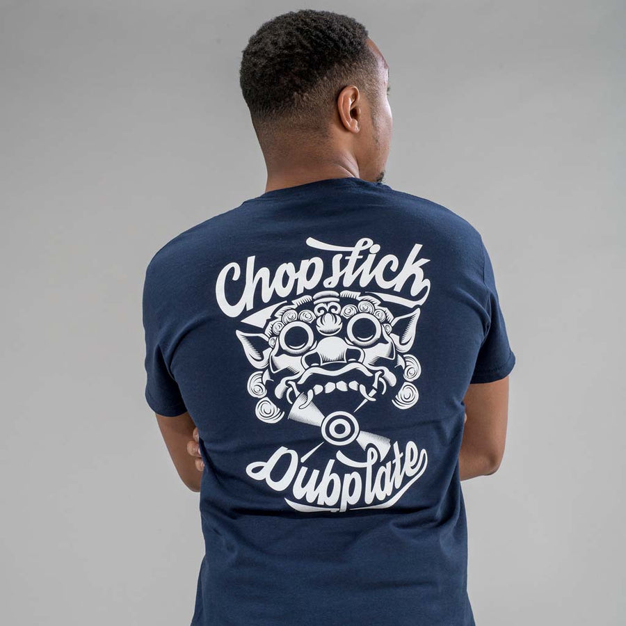 Navy Chopstick Dubplate T-Shirt